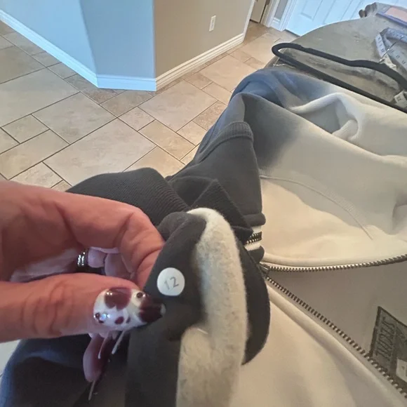 Vintage Lululemon Scuba Hoodie with detachable faux fur, EUC, size 12 - Picture 5 of 7